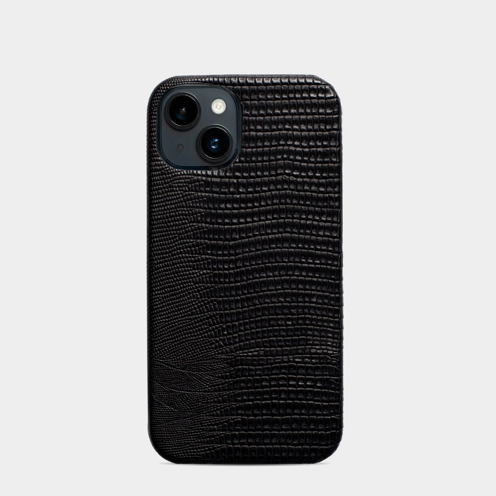 Black Crocodile Textured Case – Mentagna Black Crocodile Textured Case – Mentagna