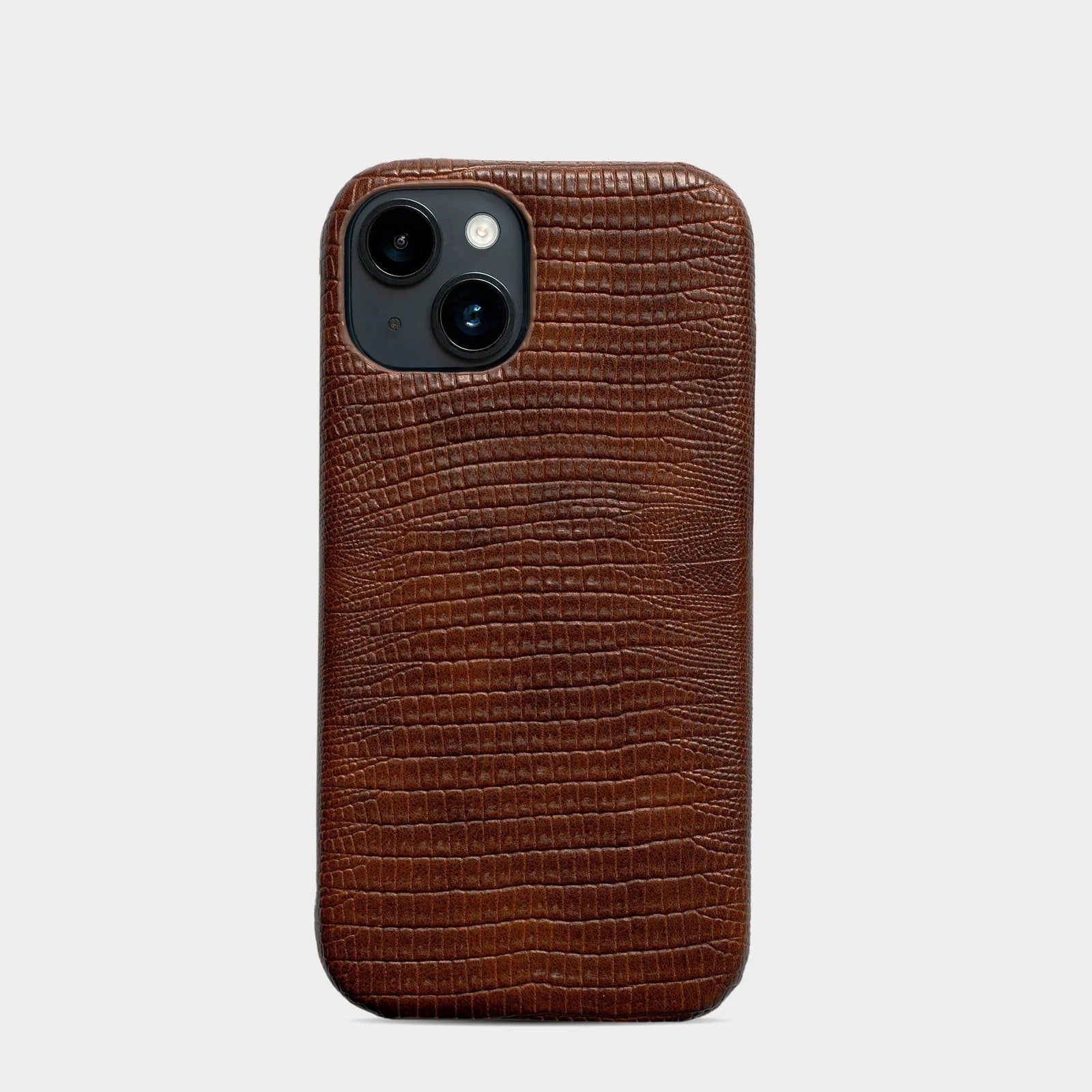 Chocolate Crocodile Textured Case – Mentagna Chocolate Crocodile Textured Case – Mentagna