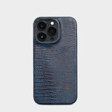 Navy Blue Crocodile Textured Case