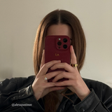 Red Wine Matte Phone Case