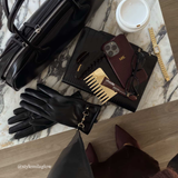 Red Wine Crocodile Textured Case