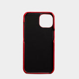 Red Crocodile Textured Case
